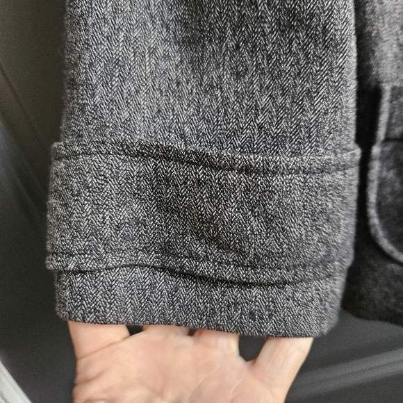 Larry Levine Womens Cropped Two Button Front Sz 12 - Picture 5 of 9